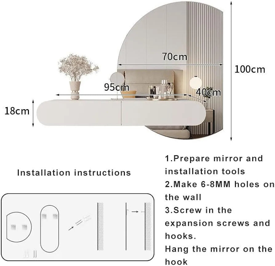 Oklaa floating vanity